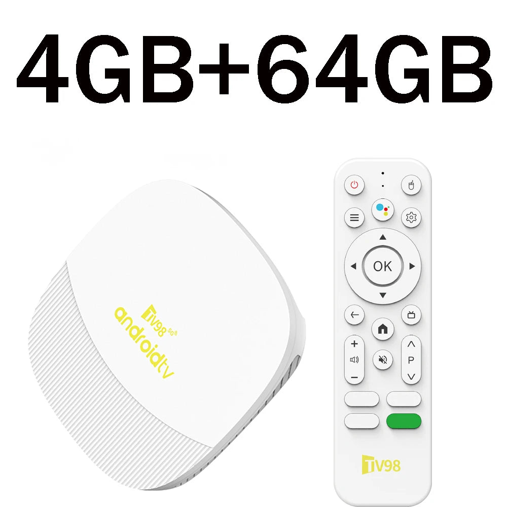 TV98 ATV Max - Smart TV Box 8K Lecteur Multimédia contrôle Vocal
