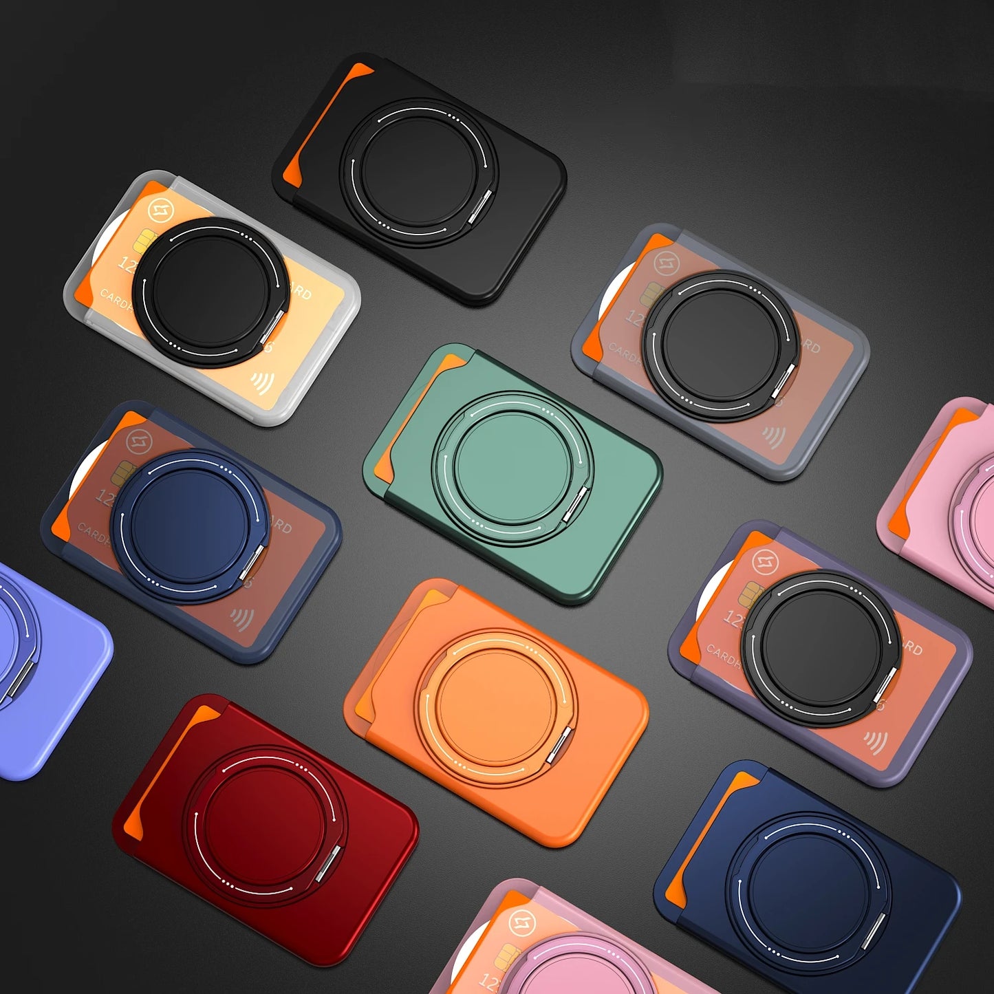 Étui Porte-Cartes Magnétique Compatible MagSafe