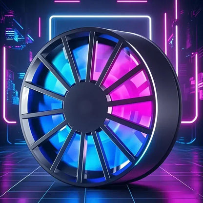 Refroidisseur Magnétique Ultra-Silencieux & Mobile (Éclairage RGB)