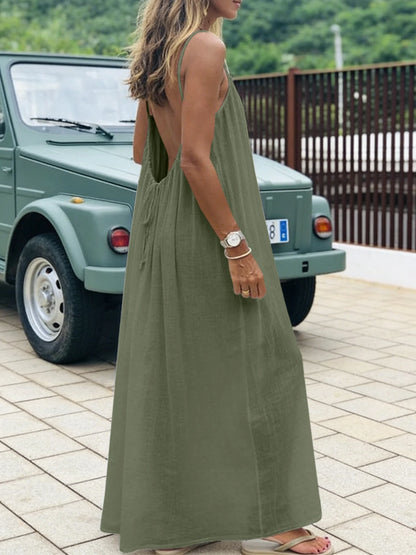 Robe Longue Sans Bretelles Femme