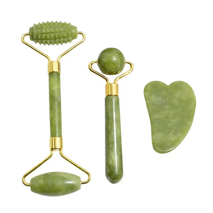 Rouleau & Gua Sha en Résine – Éclat du Visage