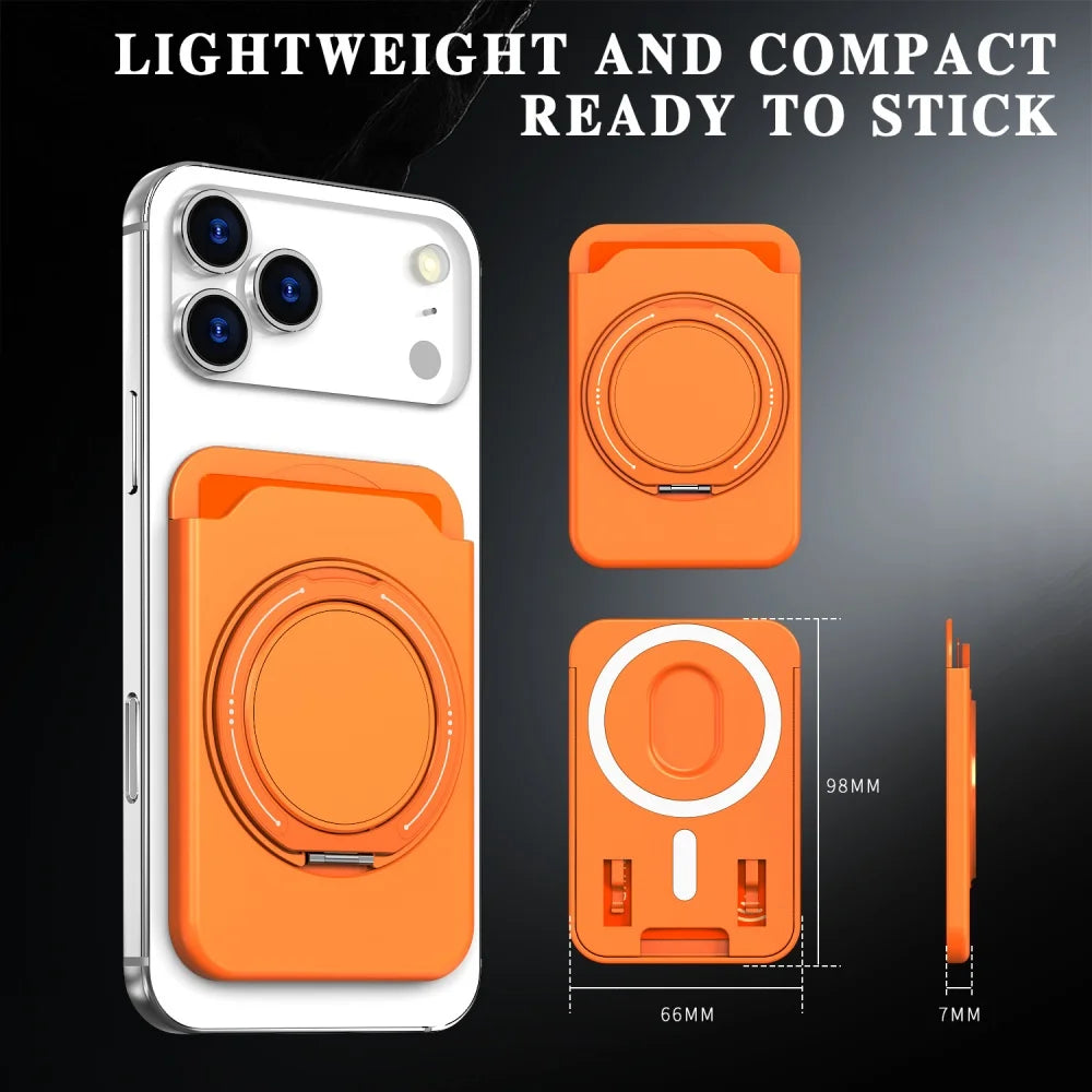 Étui Porte-Cartes Magnétique Compatible MagSafe