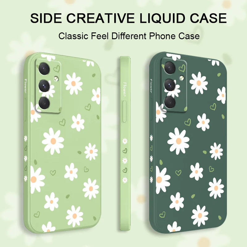 Coque Tender Daisy –  ( toute la gamme Samsung Galaxy A – 4G & 5G )