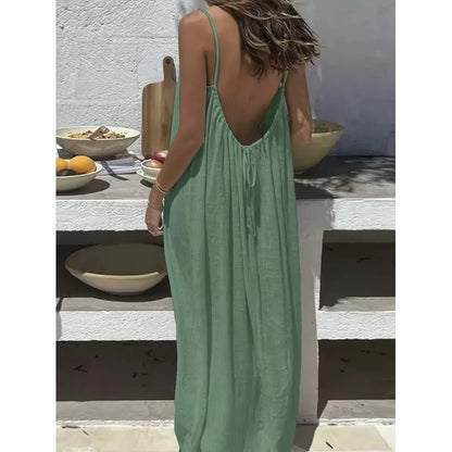Robe Longue Sans Bretelles Femme
