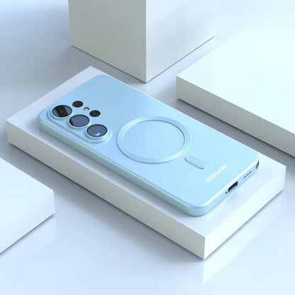Coque en Silicone avec Technologie MagSafe & Samsung Galaxy