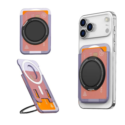 Étui Porte-Cartes Magnétique Compatible MagSafe