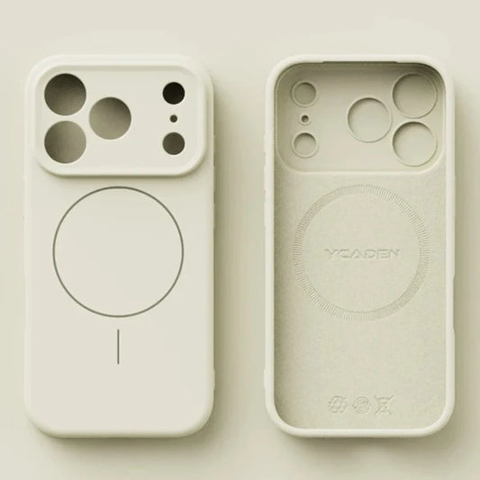 Coque Magnétique en Silicone Liquide Compatible MagSafe pour iPhone
