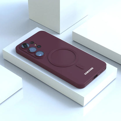 Coque en Silicone avec Technologie MagSafe & Samsung Galaxy