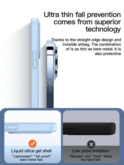 📱 Coque en Silicone Liquide TPU – Anti‑Chute pour Realme GT 6
