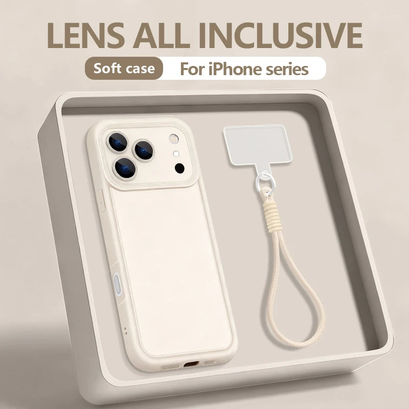 Coque TPU Antichoc avec Dragonne pour iPhone