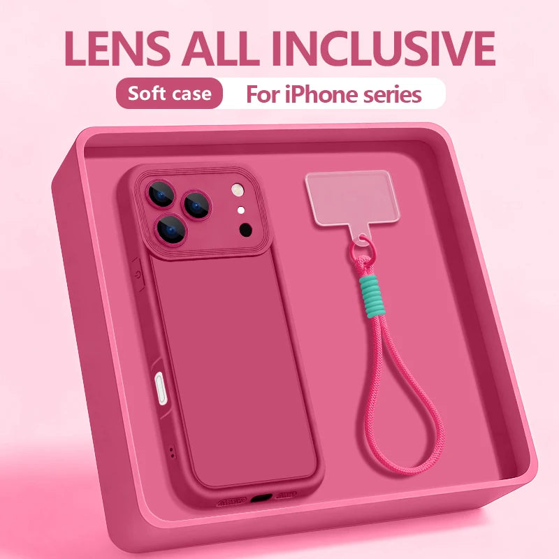 Coque TPU Antichoc avec Dragonne pour iPhone