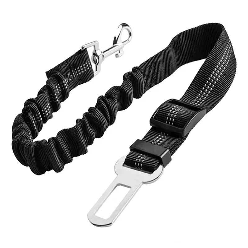 Laisse de Sécurité pour Chien – Ceinture Auto Élastique Anti‑Traction