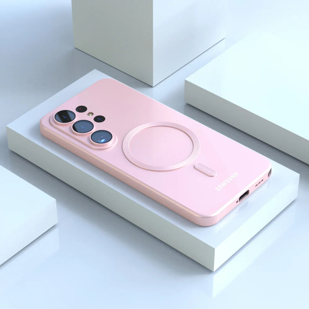 Coque en Silicone avec Technologie MagSafe & Samsung Galaxy