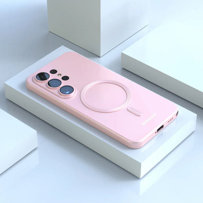 Coque en Silicone avec Technologie MagSafe & Samsung Galaxy