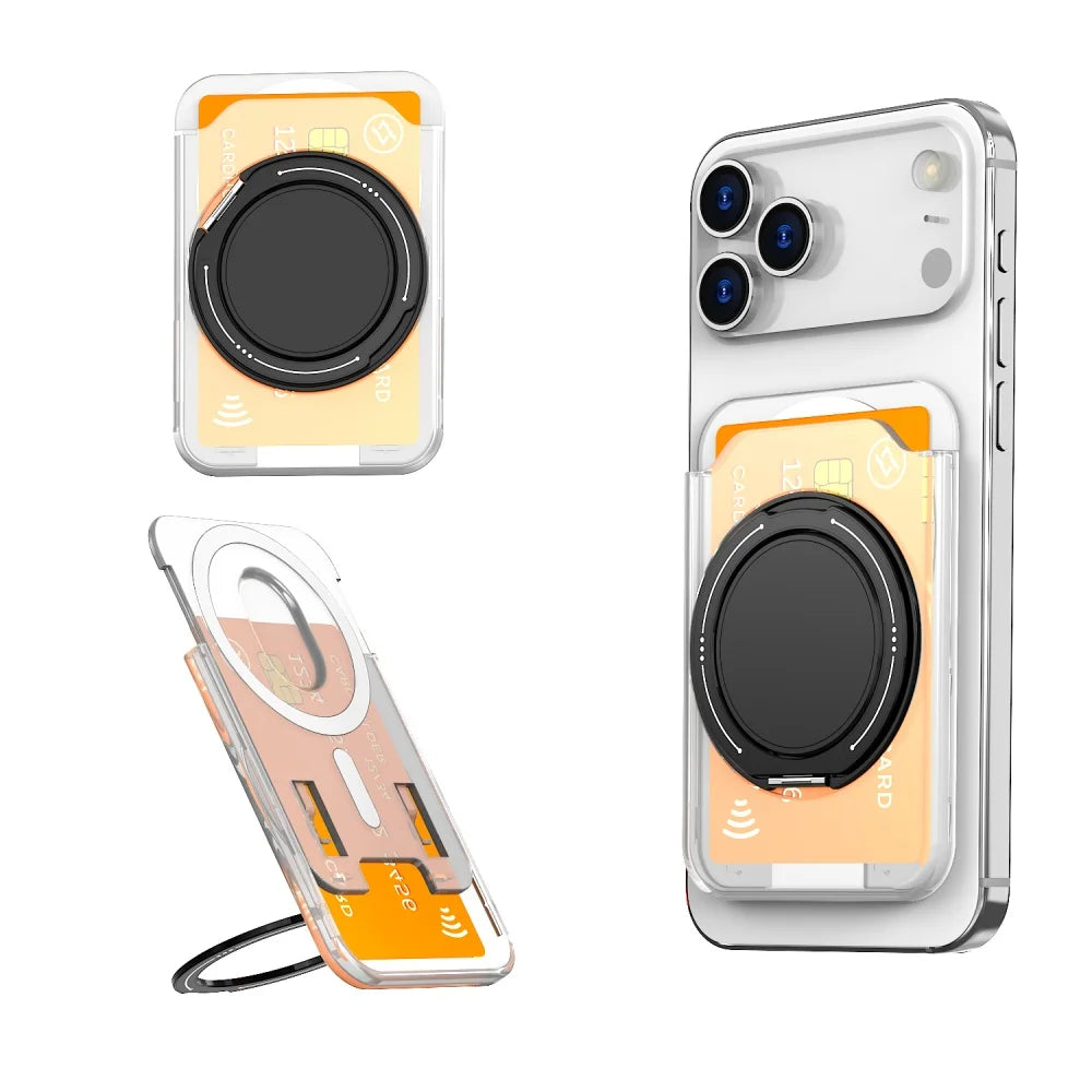 Étui Porte-Cartes Magnétique Compatible MagSafe