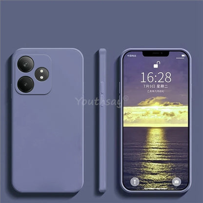 📱 Coque en Silicone Liquide TPU – Anti‑Chute pour Realme GT 6