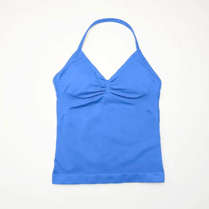 Débardeur de Sport Femme Sans Couture avec Soutien-Gorge Intégré