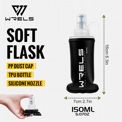Gourde Pliable WRELS – TPU Ultraléger, Idéale Course