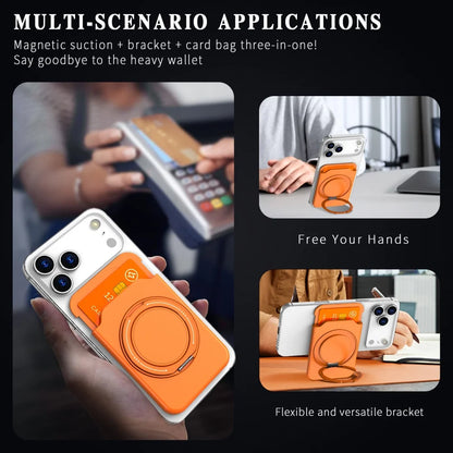 Étui Porte-Cartes Magnétique Compatible MagSafe