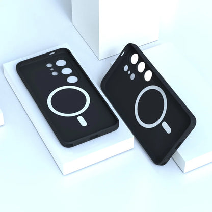 Coque en Silicone avec Technologie MagSafe & Samsung Galaxy