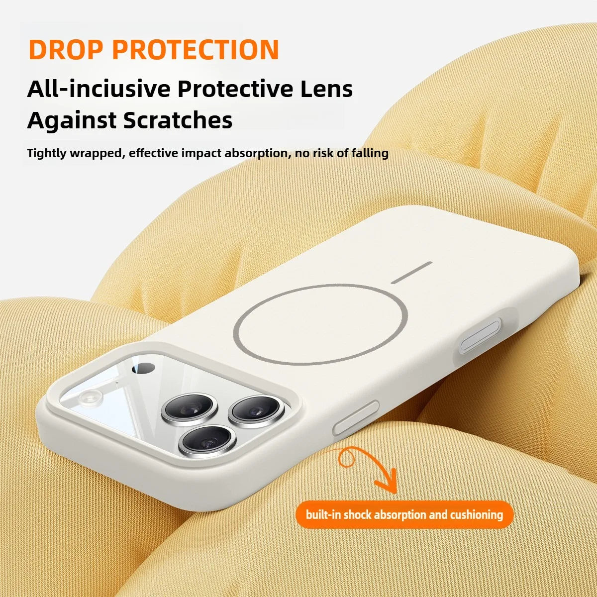 Coque Magnétique Originale en Silicone Liquide pour iPhone