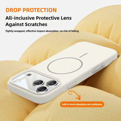 Coque Magnétique Originale en Silicone Liquide pour iPhone
