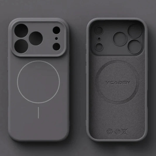 Coque Magnétique en Silicone Liquide Compatible MagSafe pour iPhone
