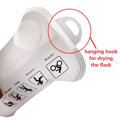 Gourde Pliable AXEN – 150 ml / 250 ml / 500 ml - TPU Souple & Ultra‑Légère