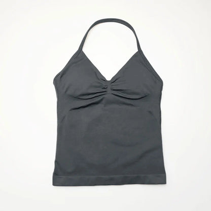 Débardeur de Sport Femme Sans Couture avec Soutien-Gorge Intégré
