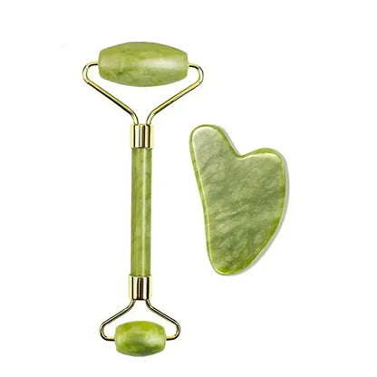 Rouleau & Gua Sha en Résine – Éclat du Visage