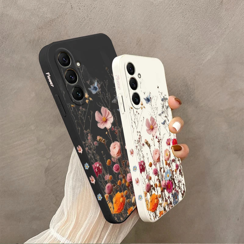 Coque en Silicone "Belle Rose" _ Protection & Samsung Galaxy
