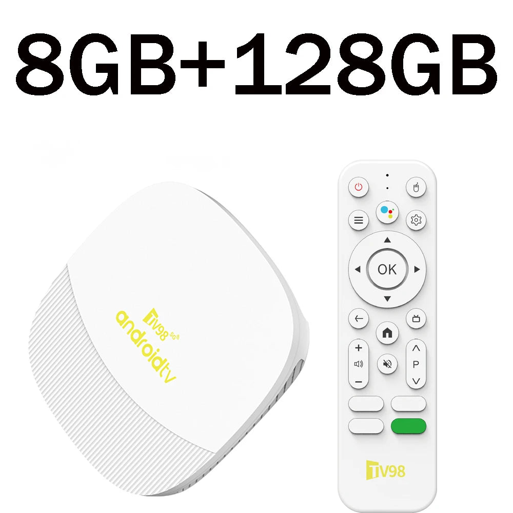 TV98 ATV Max - Smart TV Box 8K Lecteur Multimédia contrôle Vocal
