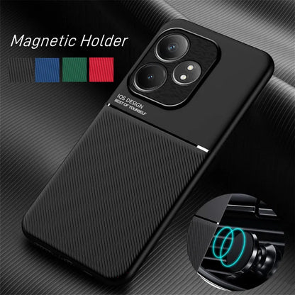 Étui Robuste & Support Magnétique – Realme GT 7 Pro / GT 6 / 6T / GT6