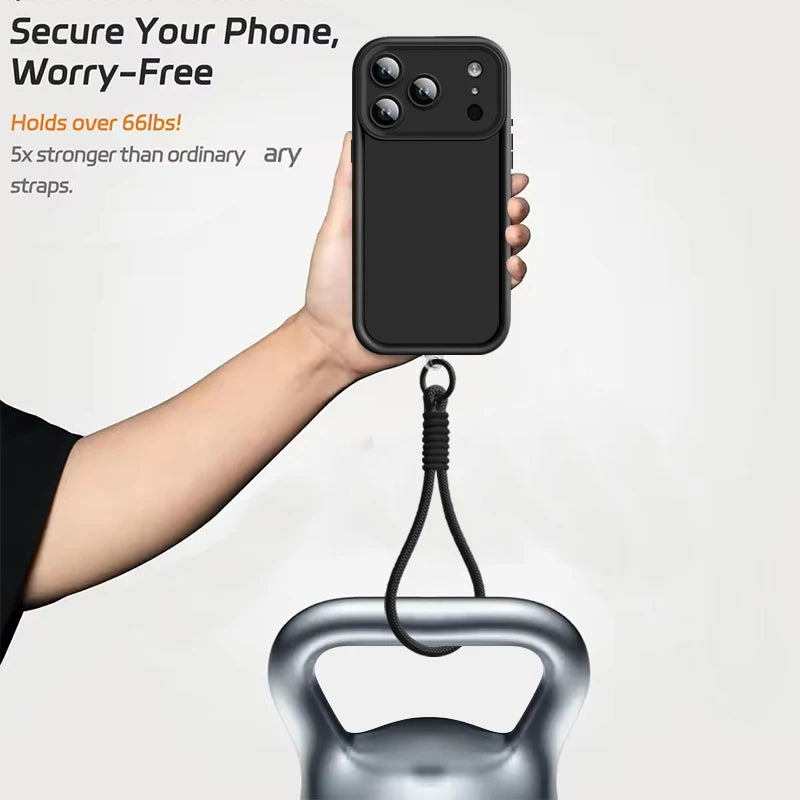 Coque TPU Antichoc avec Dragonne pour iPhone
