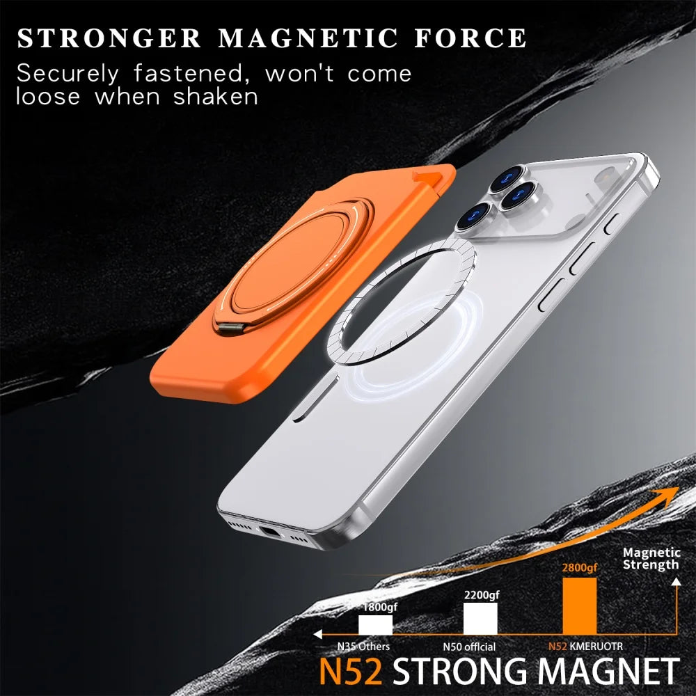 Étui Porte-Cartes Magnétique Compatible MagSafe
