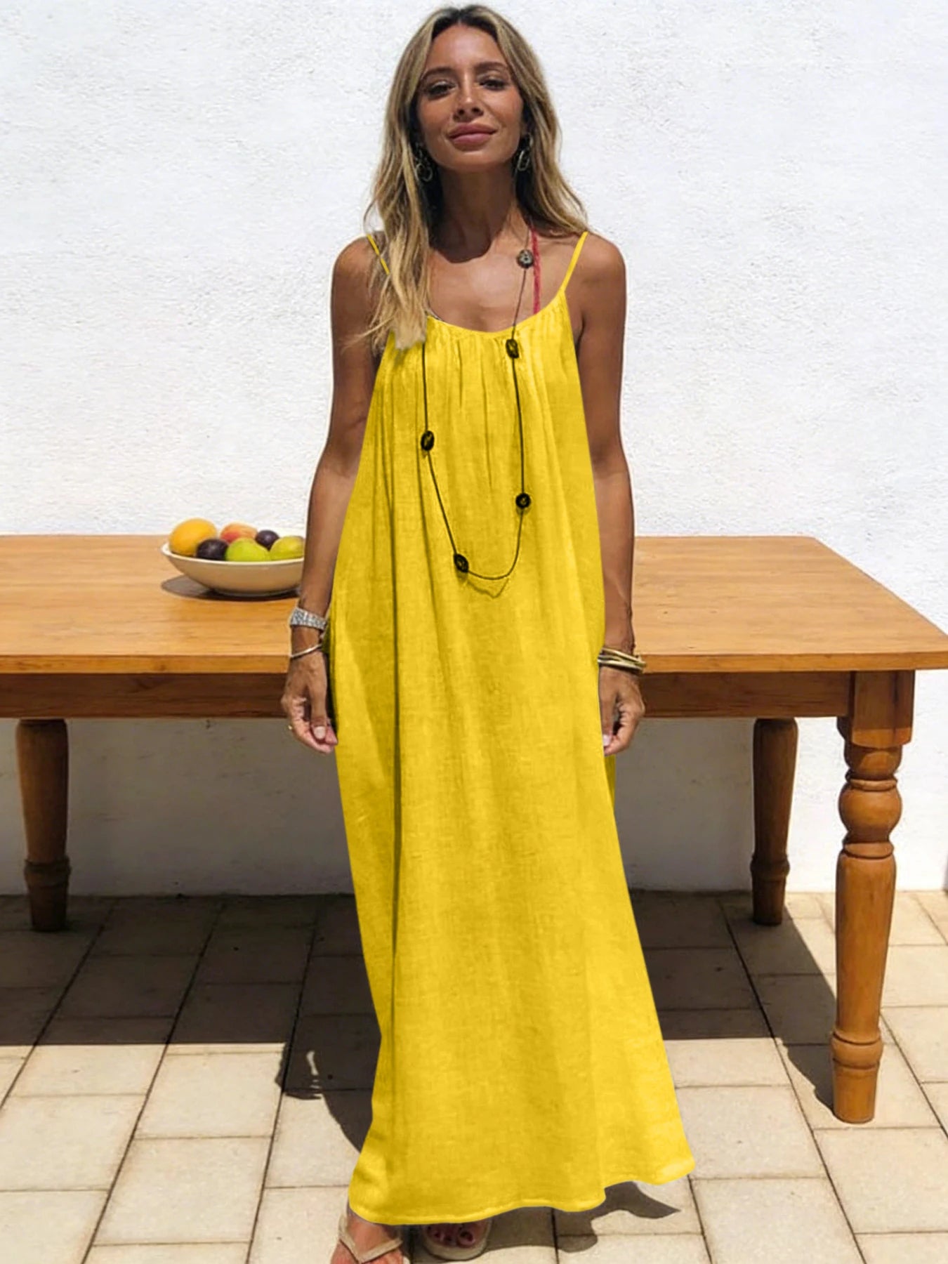 Robe Longue Sans Bretelles Femme