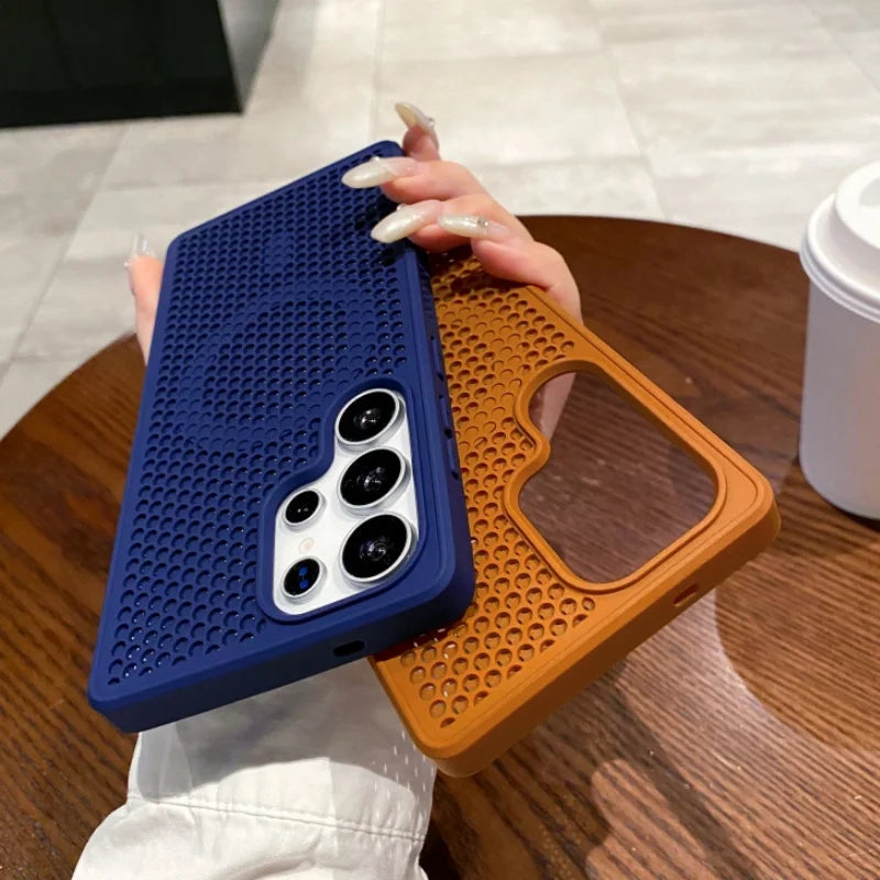 Coque Magnétique MagSafe Respirante pour Samsung Galaxy