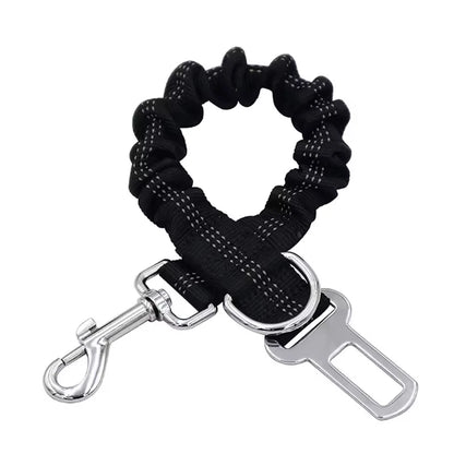 Laisse de Sécurité pour Chien – Ceinture Auto Élastique Anti‑Traction