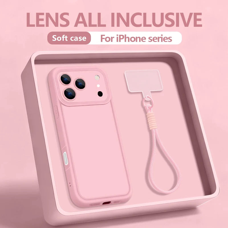 Coque TPU Antichoc avec Dragonne pour iPhone