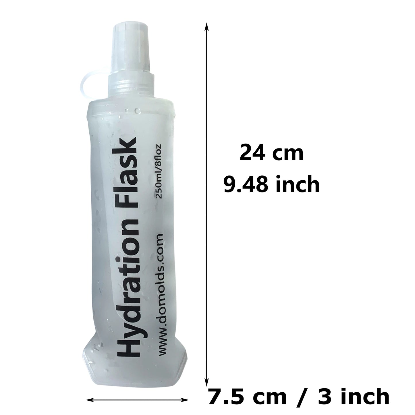 Gourde Pliable AXEN – 150 ml / 250 ml / 500 ml - TPU Souple & Ultra‑Légère