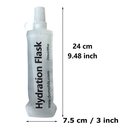 Gourde Pliable AXEN – 150 ml / 250 ml / 500 ml - TPU Souple & Ultra‑Légère