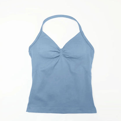 Débardeur de Sport Femme Sans Couture avec Soutien-Gorge Intégré