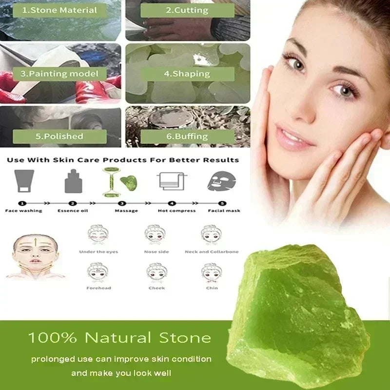 Rouleau & Gua Sha en Résine – Éclat du Visage