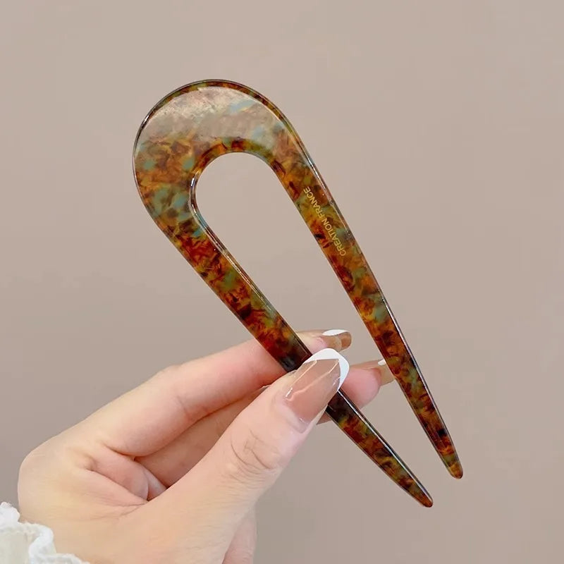 Pince à Cheveux Papillon Vintage en Acétate | Élégance et Confort