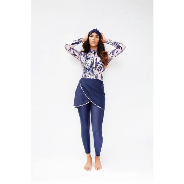 Burkini Modeste 3 Pièces — Maillot de Bain Couverture Totale