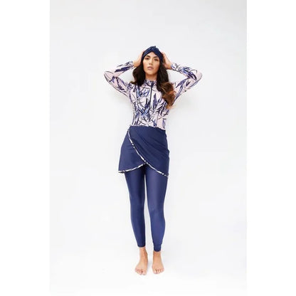 Burkini Modeste 3 Pièces — Maillot de Bain Couverture Totale