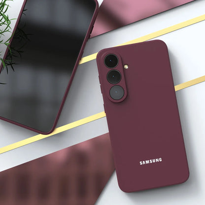 Coque en Silicone Liquide Premium pour Samsung Galaxy