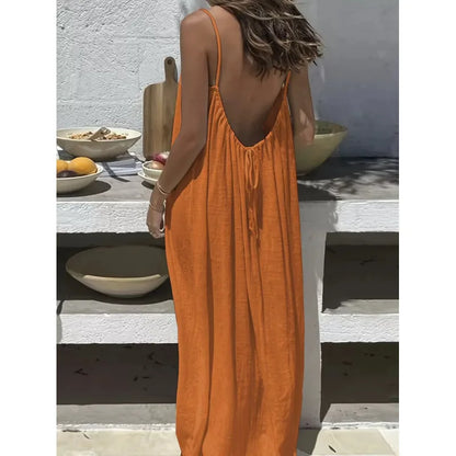 Robe Longue Sans Bretelles Femme