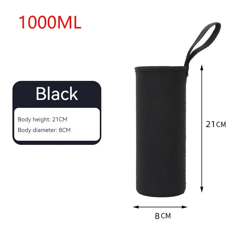 Housse Isolante en Néoprène pour Bouteille et Thermos – Sangle Réglable