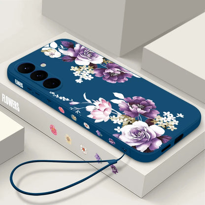 Coque Fleur de Pivoine Violette & Samsung Galaxy